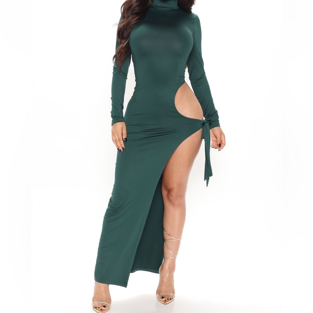 Cutout maxi dress